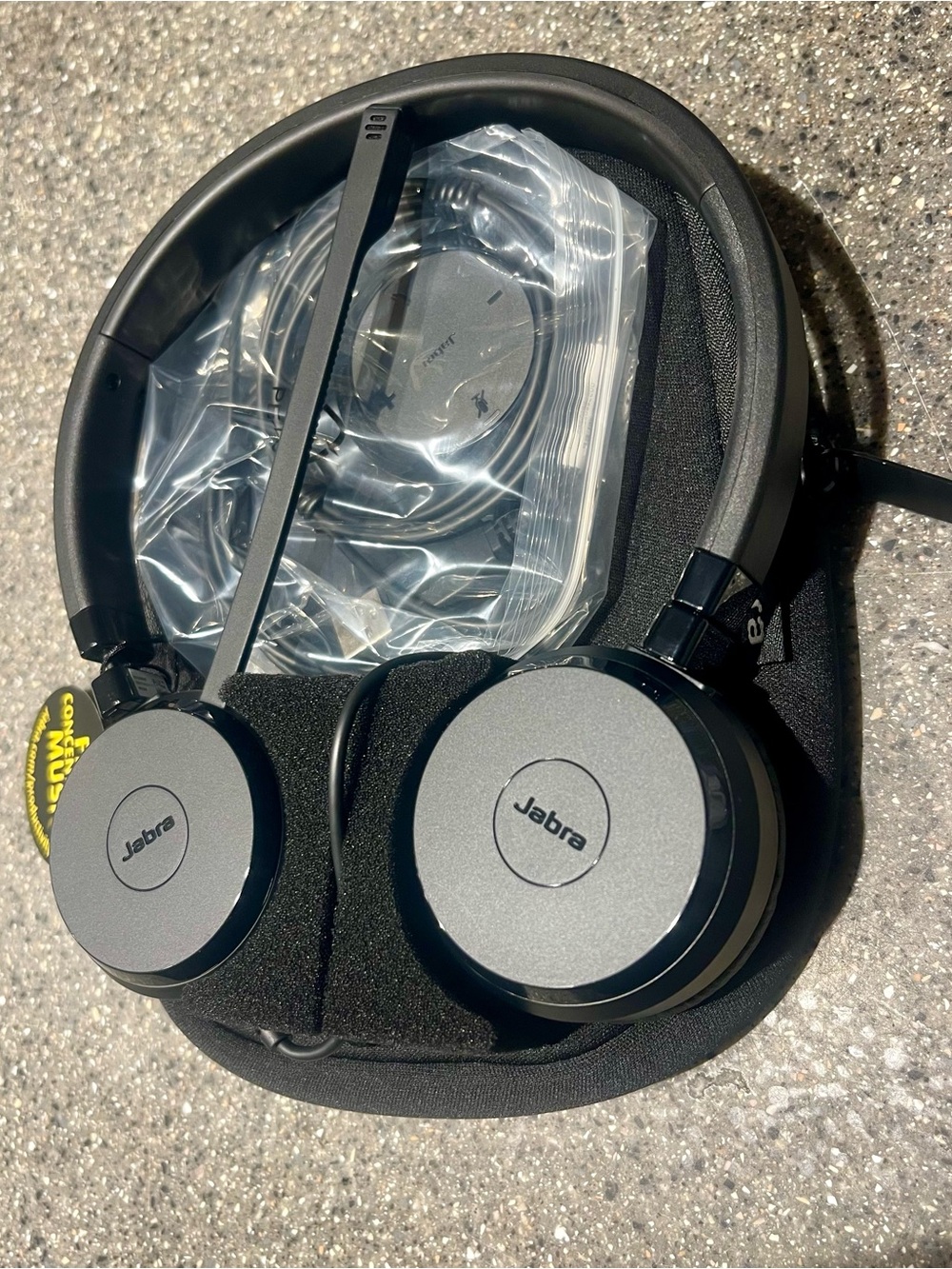 Jabra Black On-Ear Bluetooth Headset- Portable Comfort